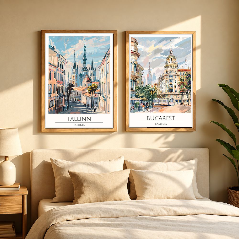 Set de cuadros decorativos que combinan