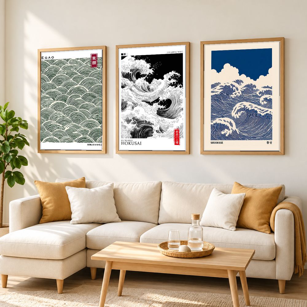 Set de cuadros decorativos que combinan