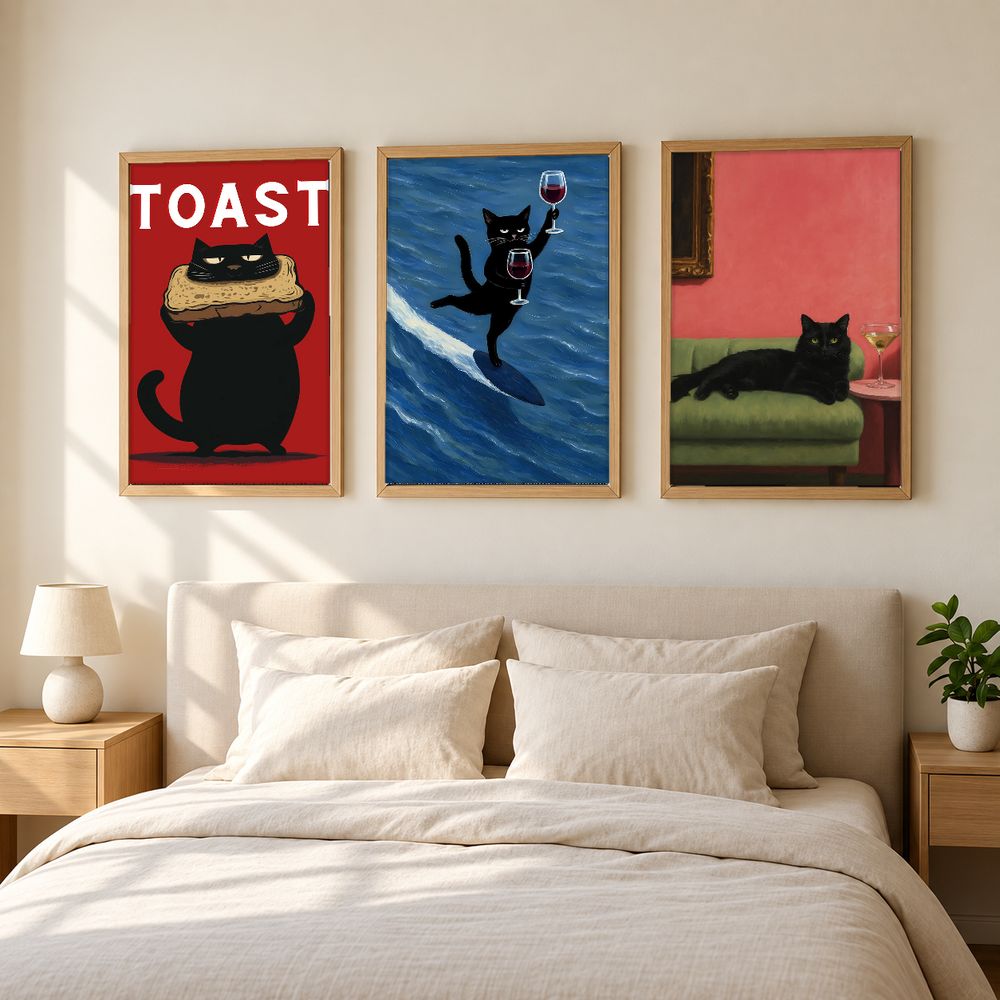 Set de cuadros decorativos que combinan