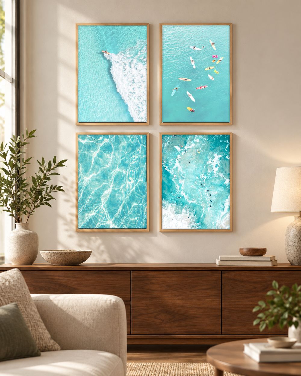 Set de cuadros decorativos que combinan