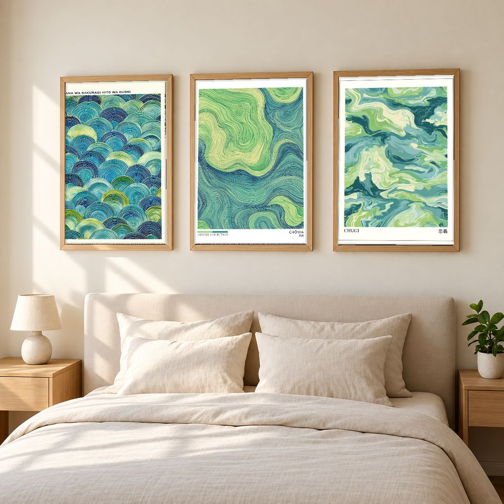 Set de cuadros decorativos que combinan