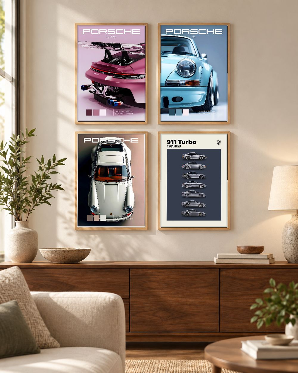 Set de cuadros decorativos que combinan