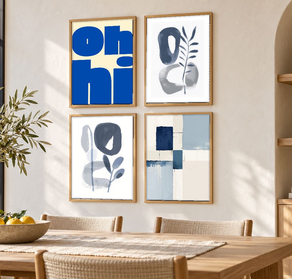 Set de cuadros decorativos que combinan