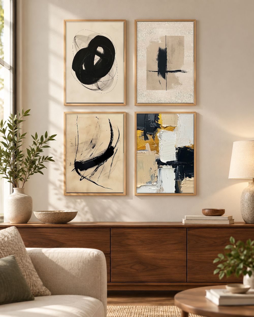 Set de cuadros decorativos que combinan