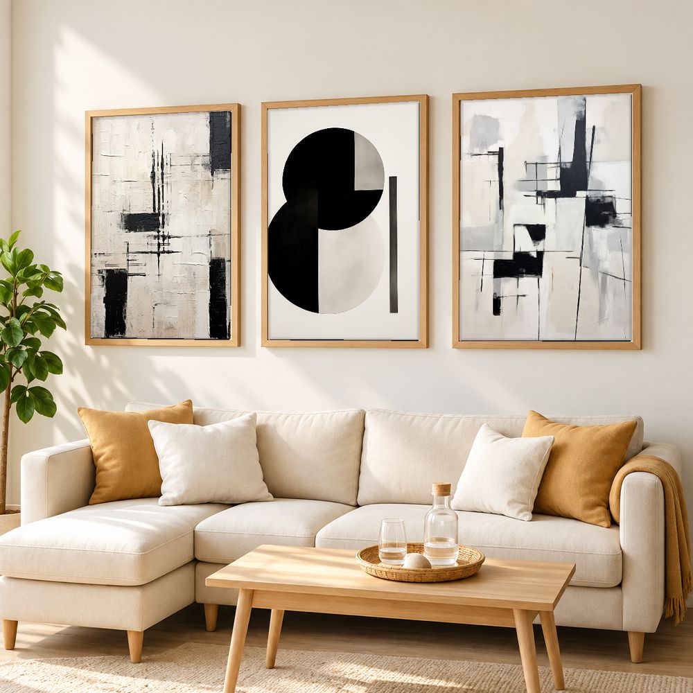 Set de cuadros decorativos que combinan