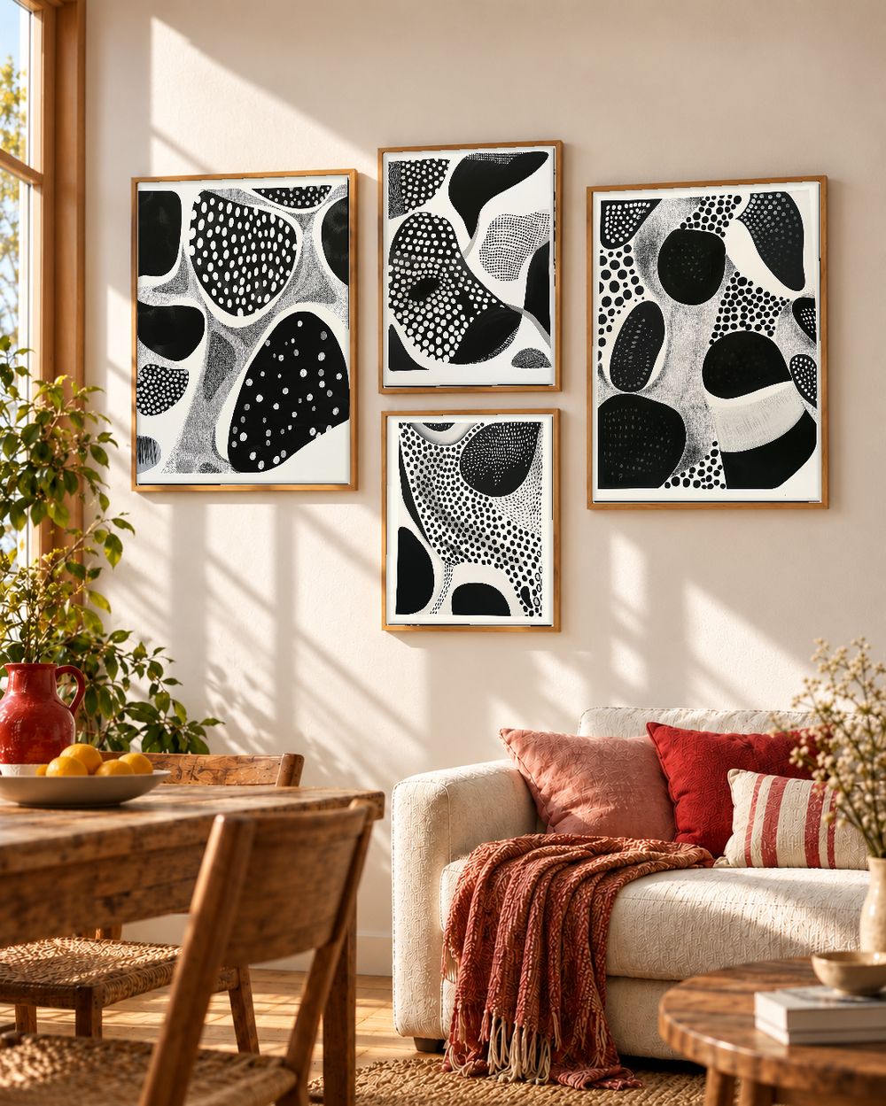 Set de cuadros decorativos que combinan