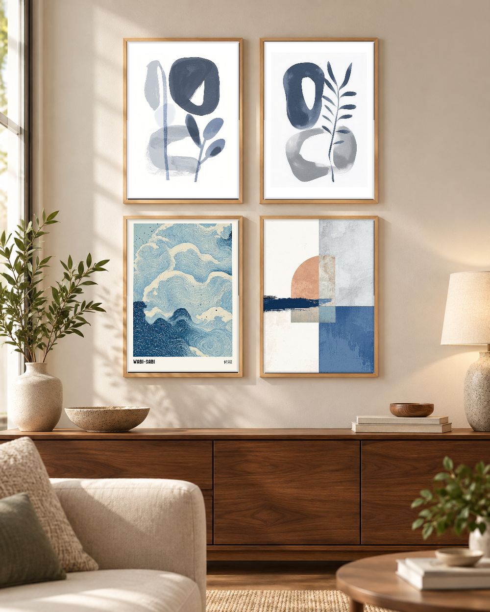 Set de cuadros decorativos que combinan