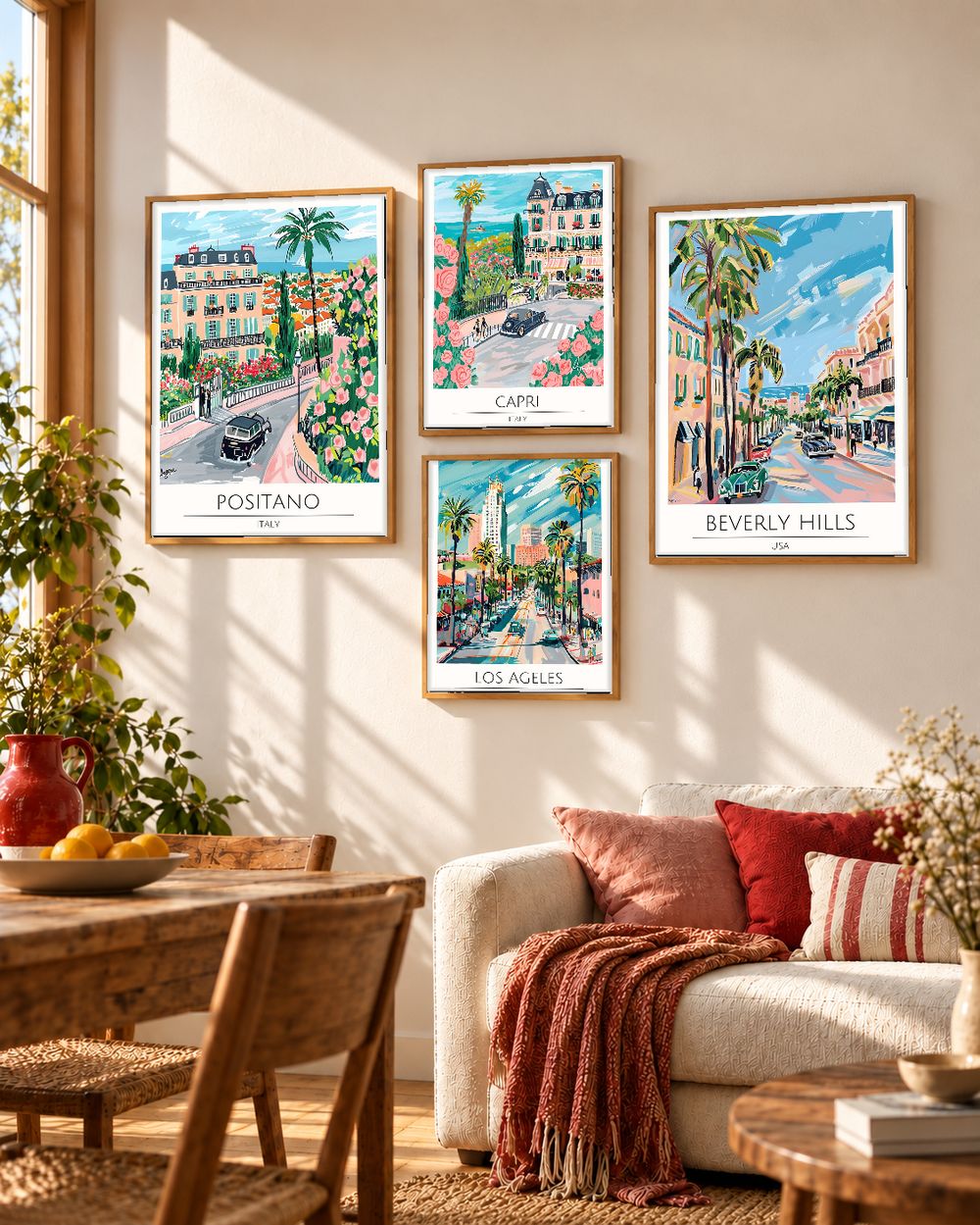 Set de cuadros decorativos que combinan