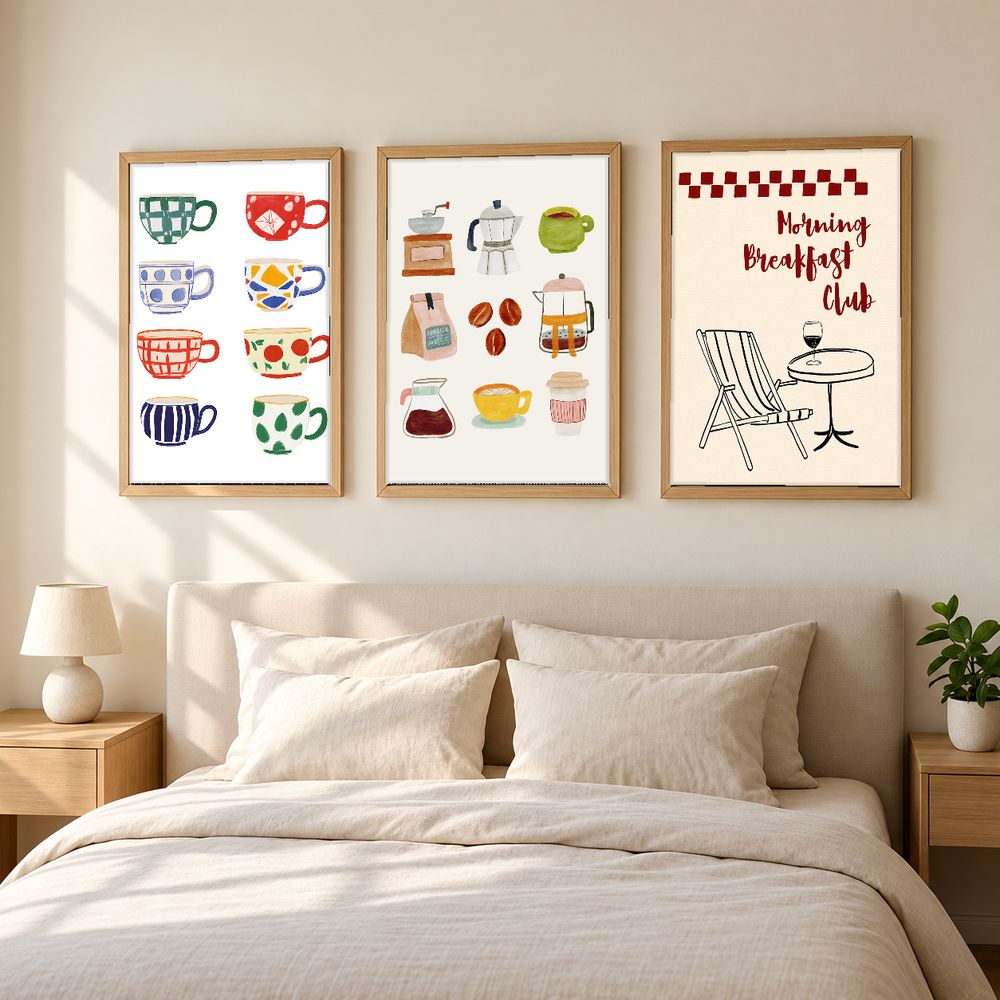 Set de cuadros decorativos que combinan