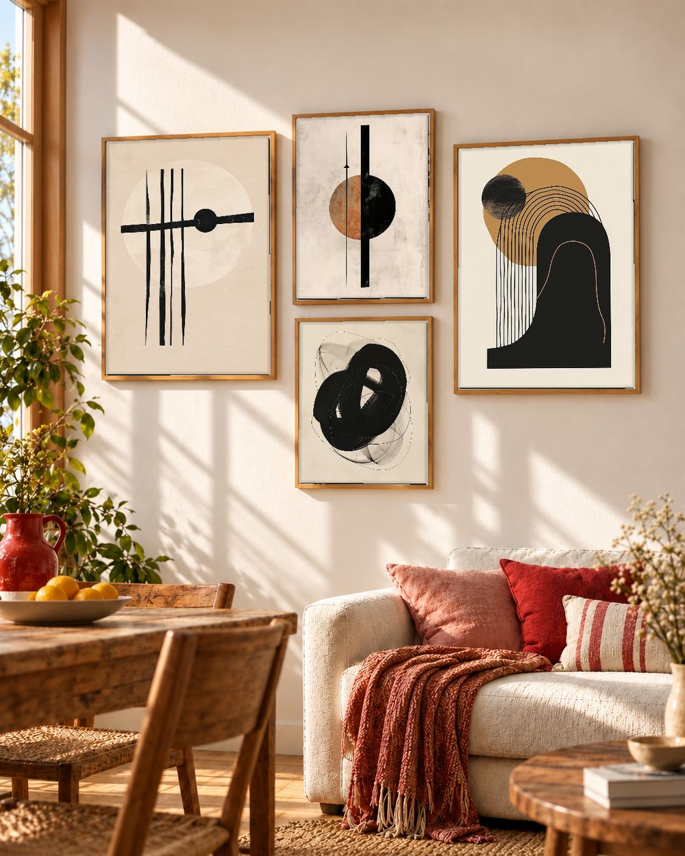 Set de cuadros decorativos que combinan