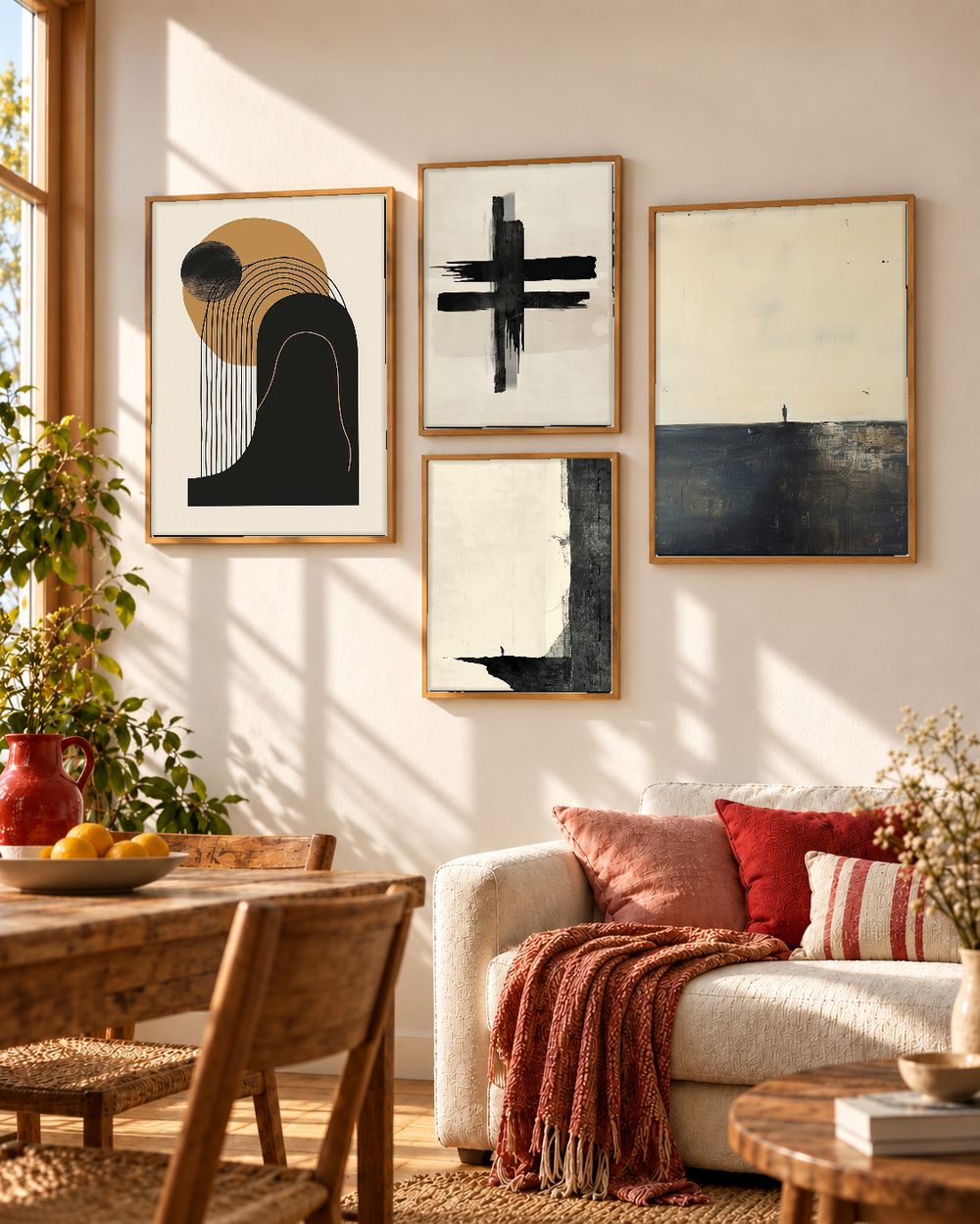 Set de cuadros decorativos que combinan