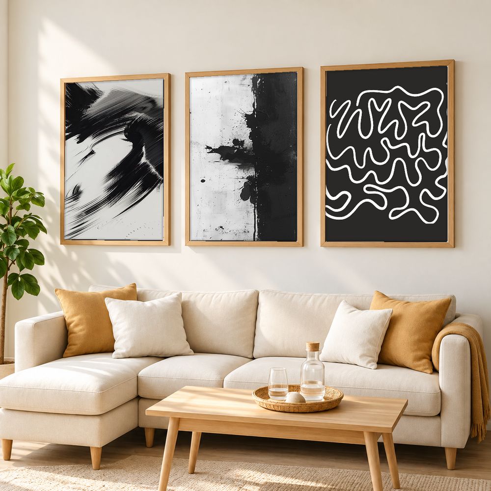 Set de cuadros decorativos que combinan