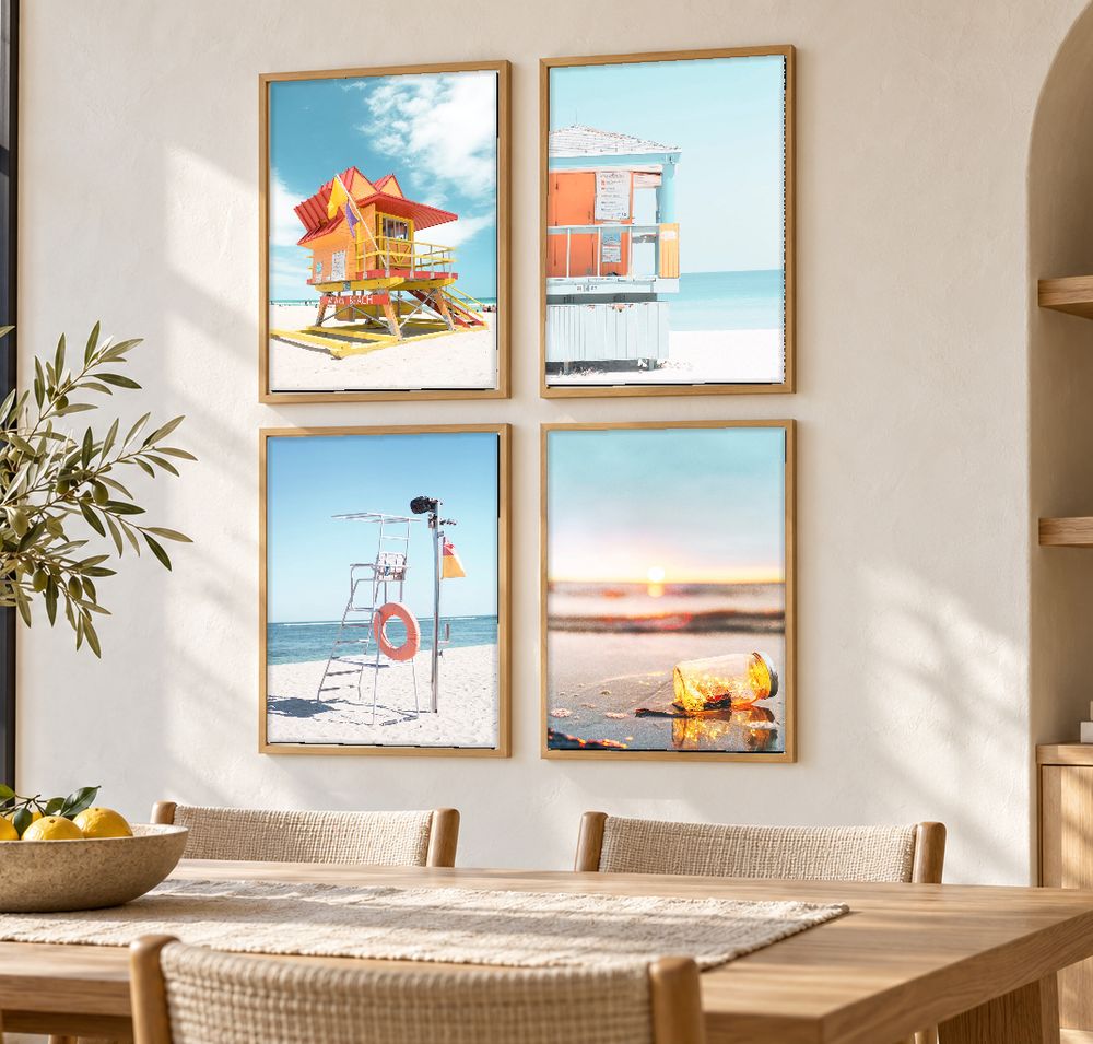 Set de cuadros decorativos que combinan