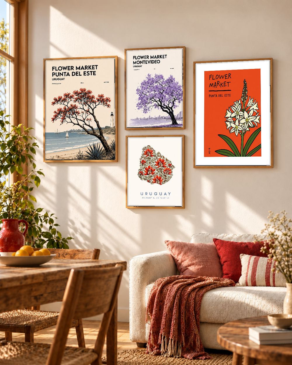 Set de cuadros decorativos que combinan
