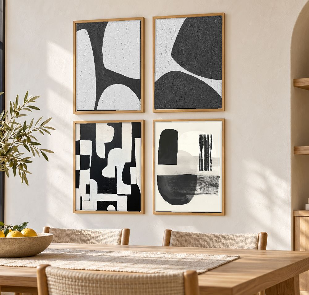 Set de cuadros decorativos que combinan
