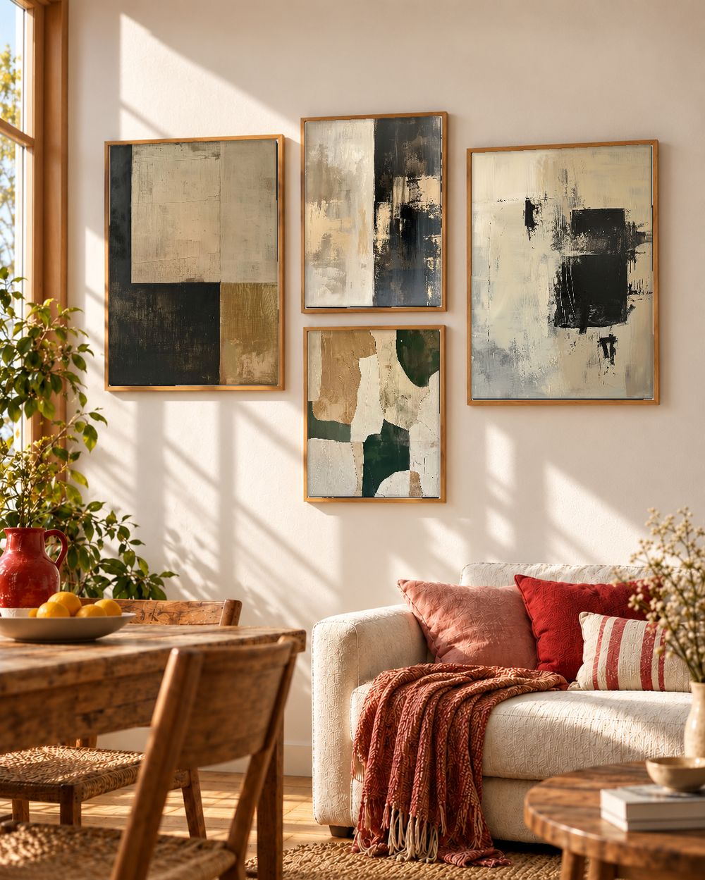 Set de cuadros decorativos que combinan
