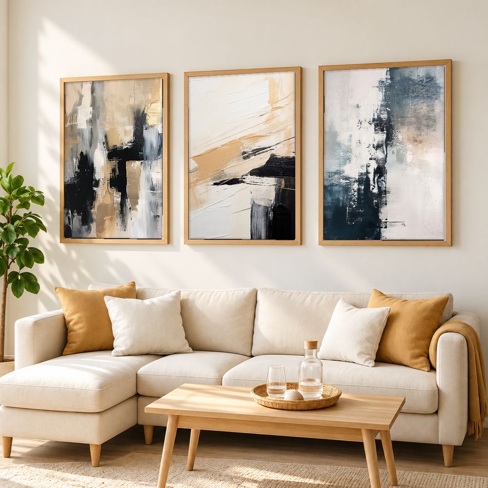 Set de cuadros decorativos que combinan