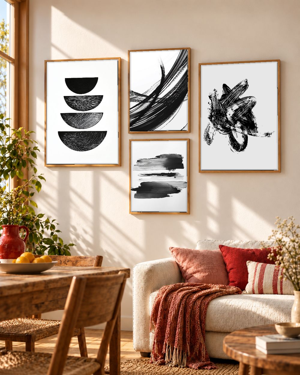 Set de cuadros decorativos que combinan