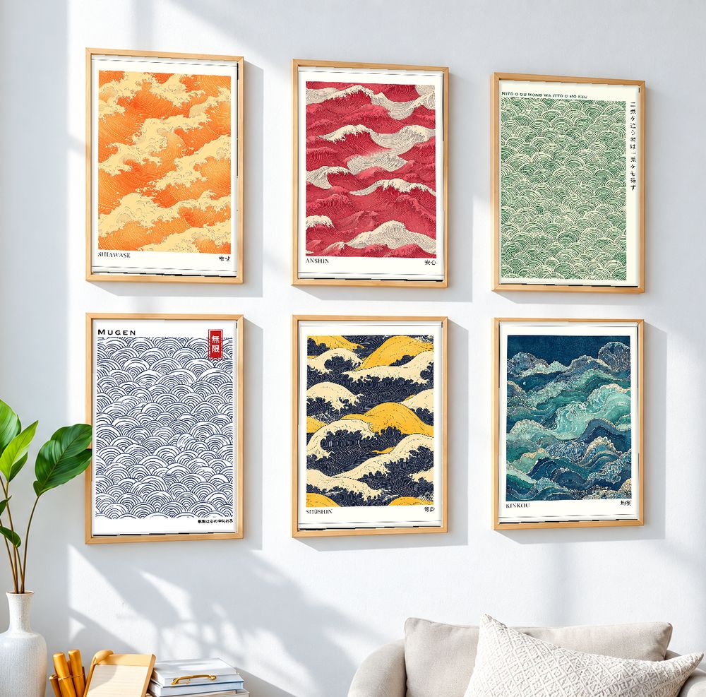 Set de cuadros decorativos que combinan