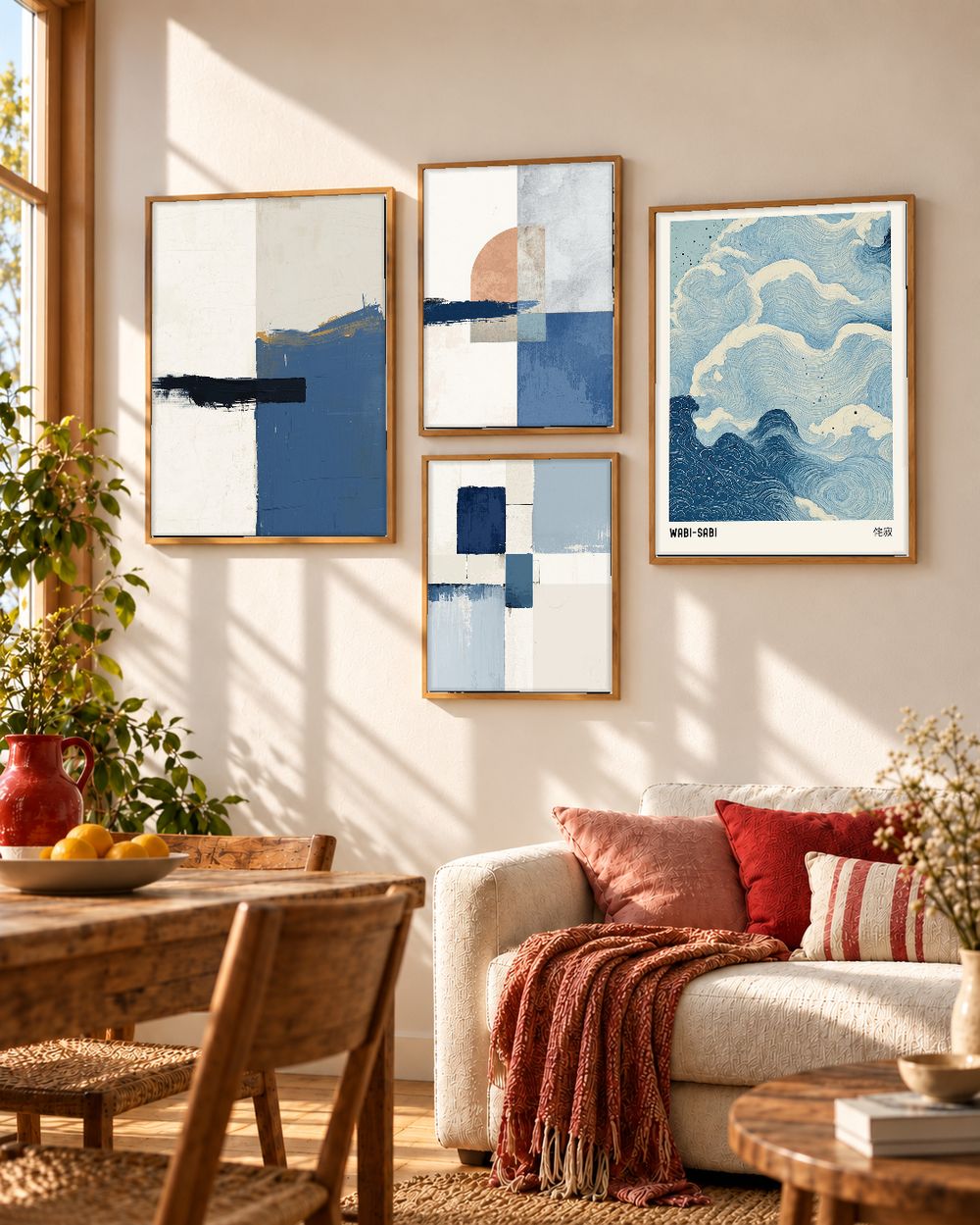 Set de cuadros decorativos que combinan