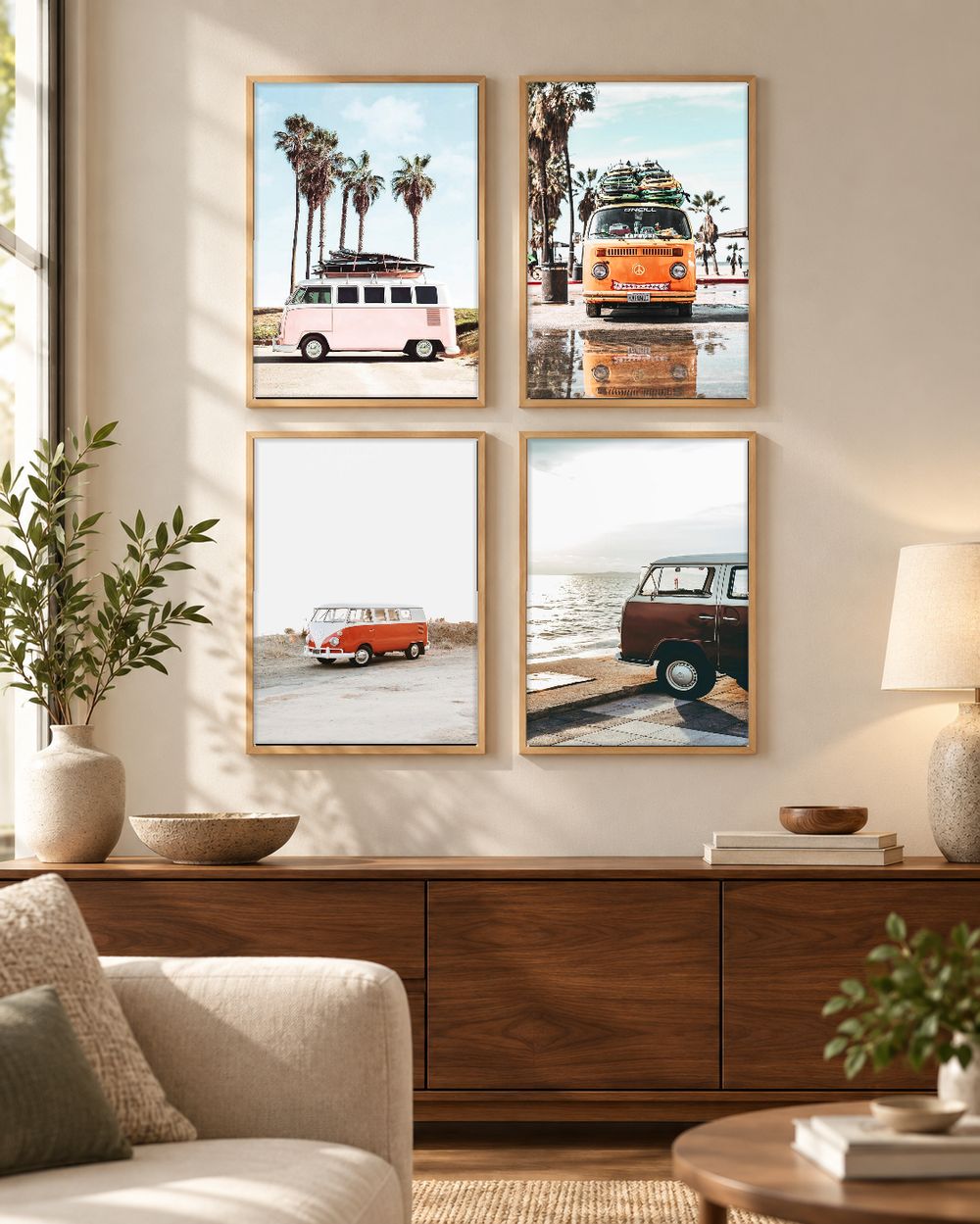 Set de cuadros decorativos que combinan