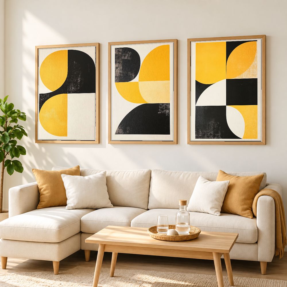 Set de cuadros decorativos que combinan