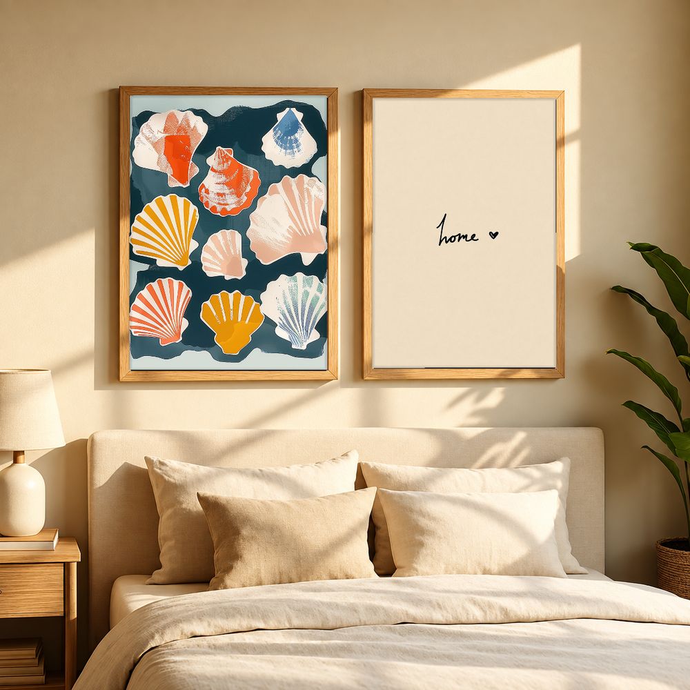 Set de cuadros decorativos que combinan