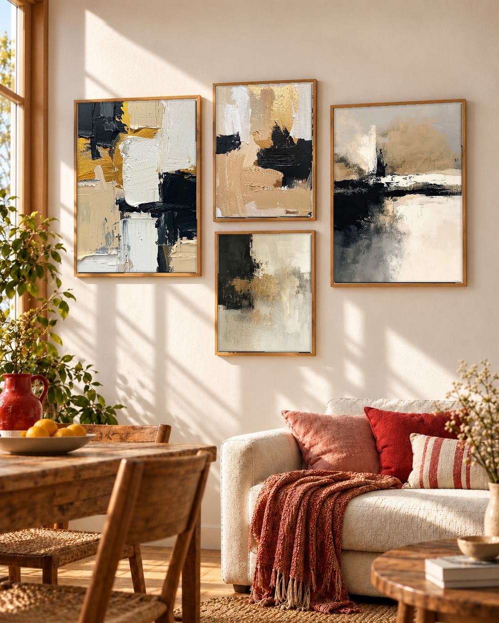 Set de cuadros decorativos que combinan