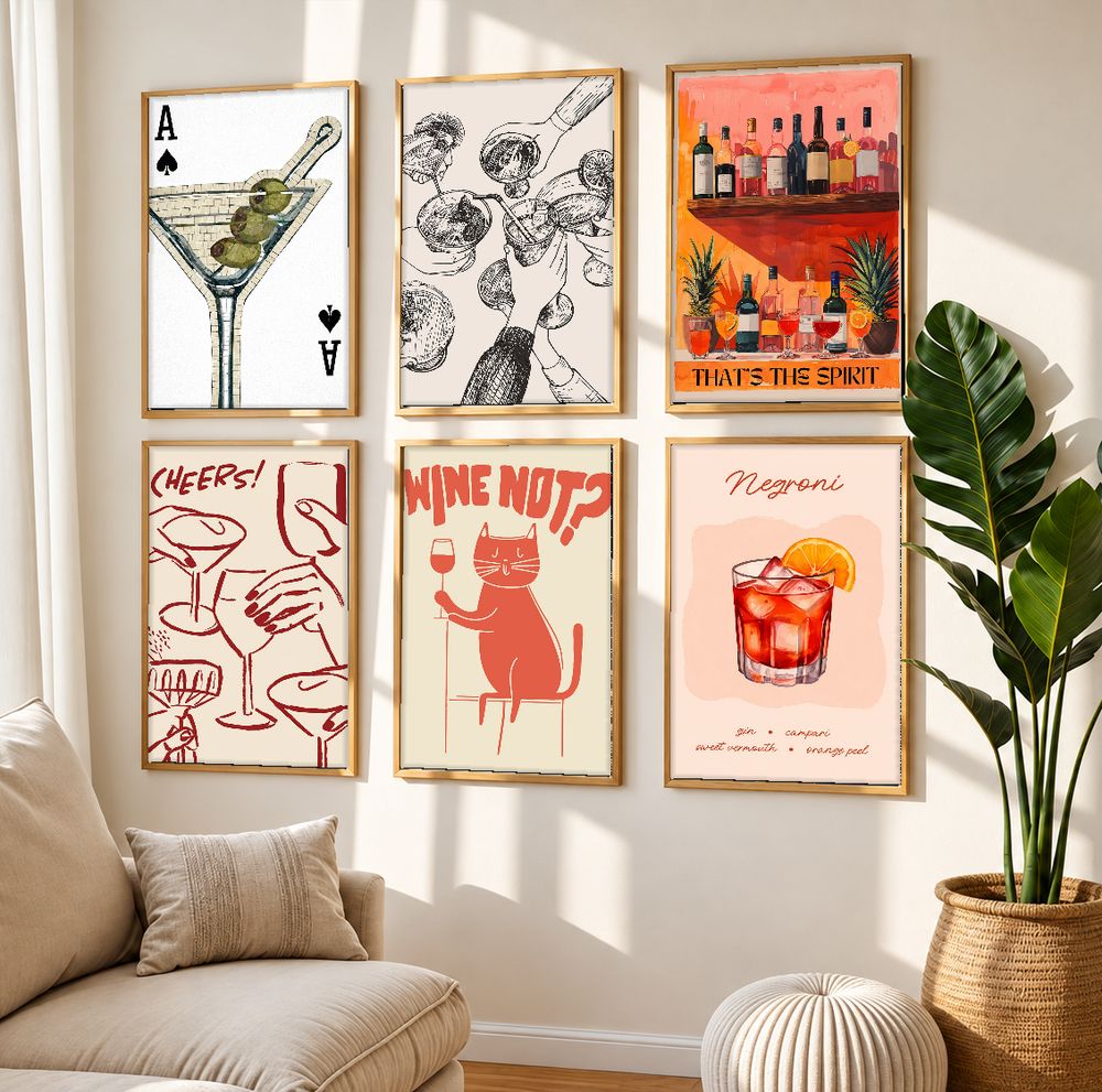 Set de cuadros decorativos que combinan