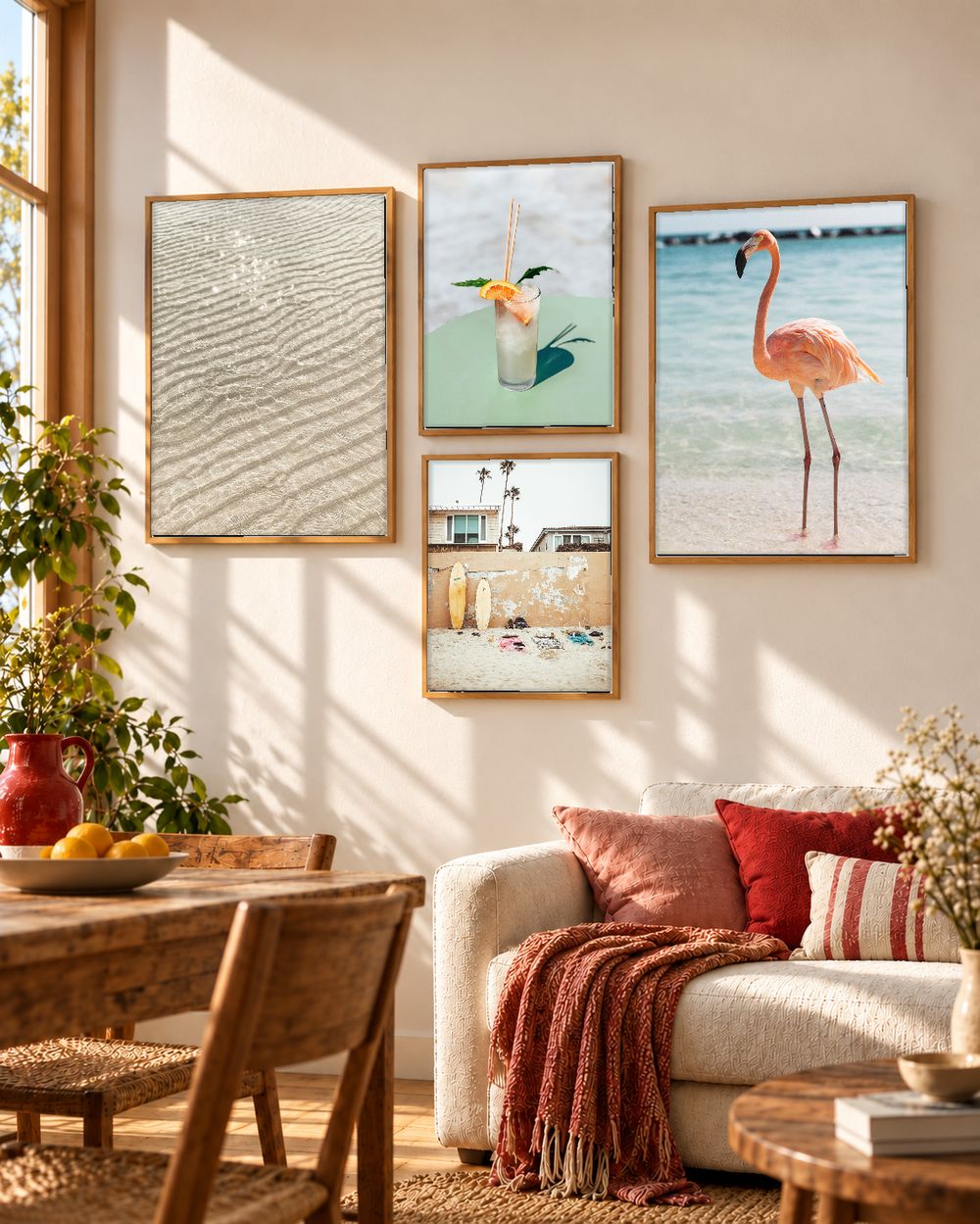 Set de cuadros decorativos que combinan