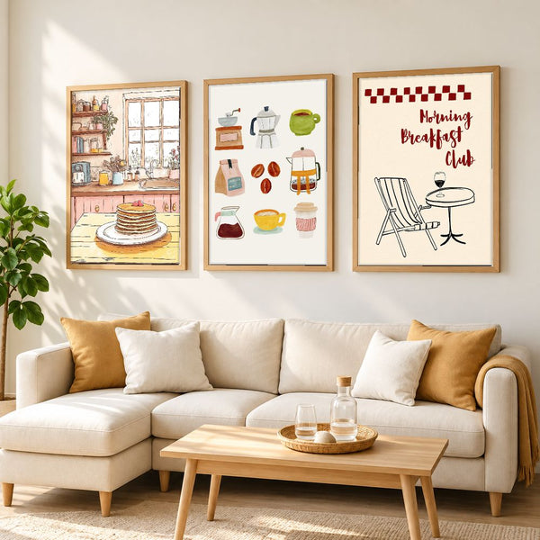 Set de cuadros decorativos que combinan
