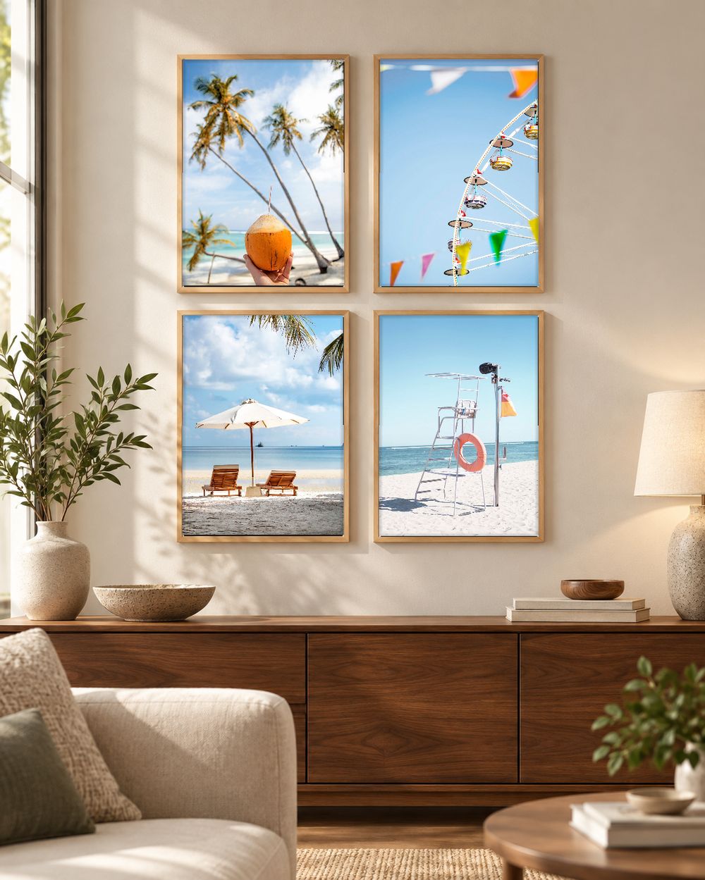 Set de cuadros decorativos que combinan