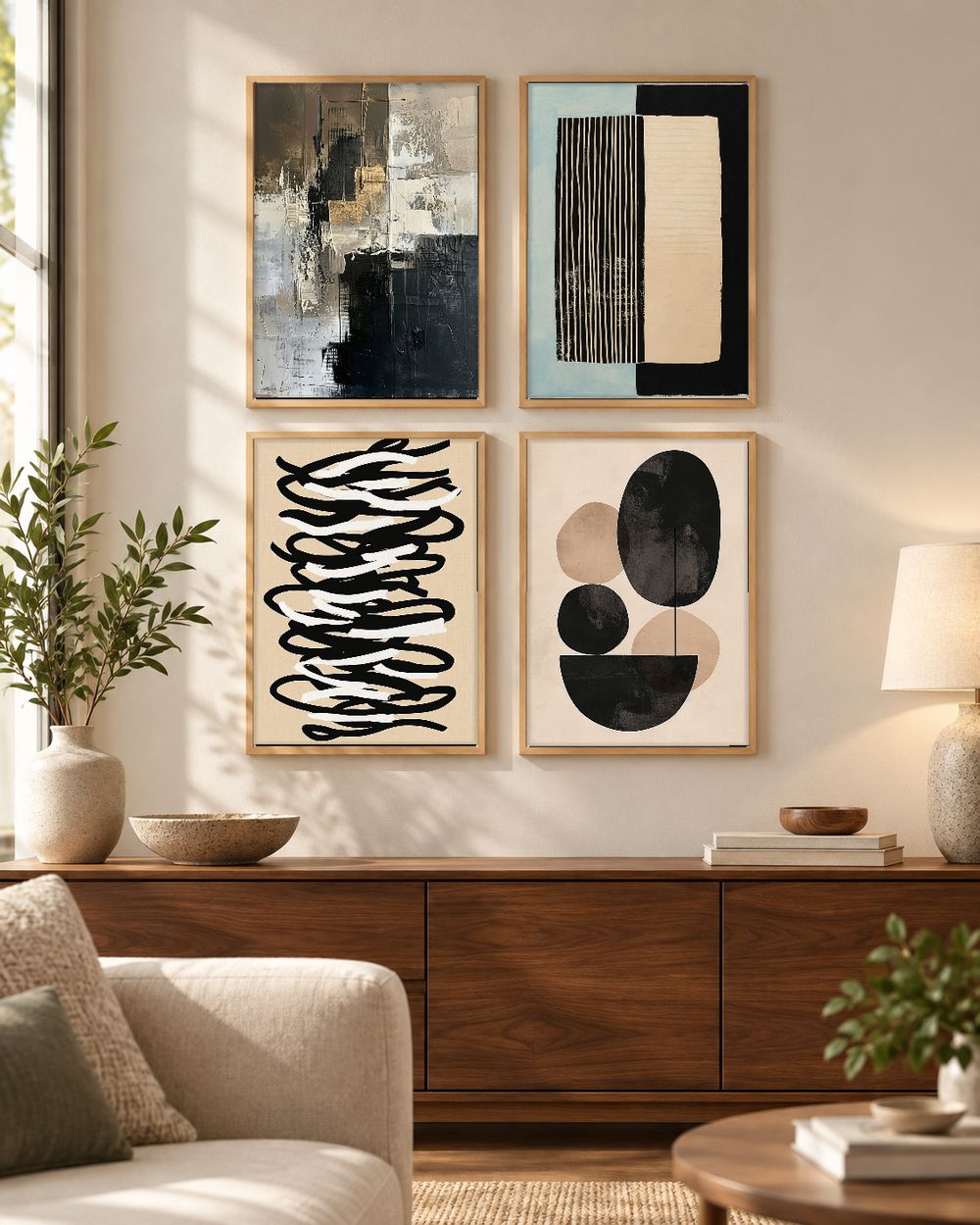 Set de cuadros decorativos que combinan
