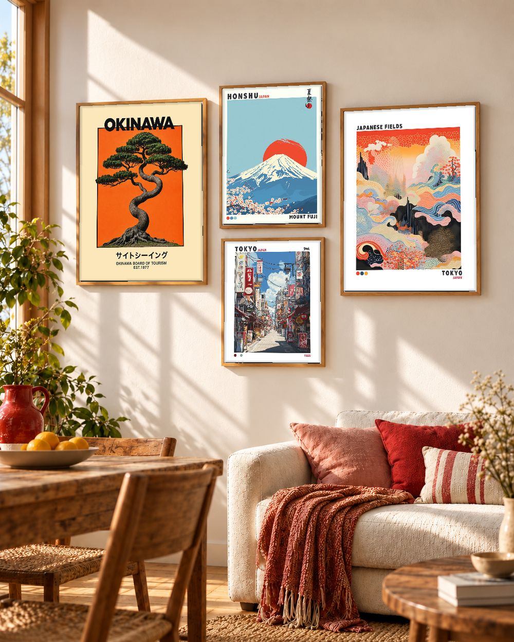 Set de cuadros decorativos que combinan