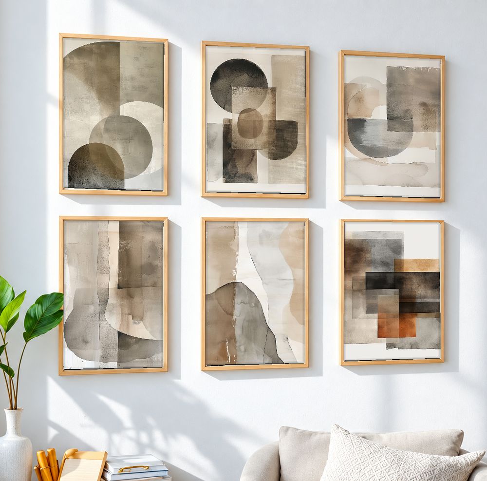 Set de cuadros decorativos que combinan