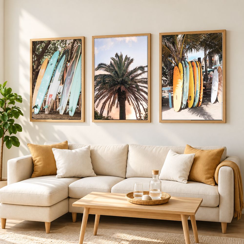 Set de cuadros decorativos que combinan