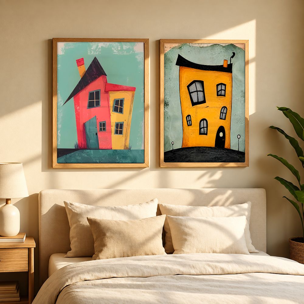 Set de cuadros decorativos que combinan