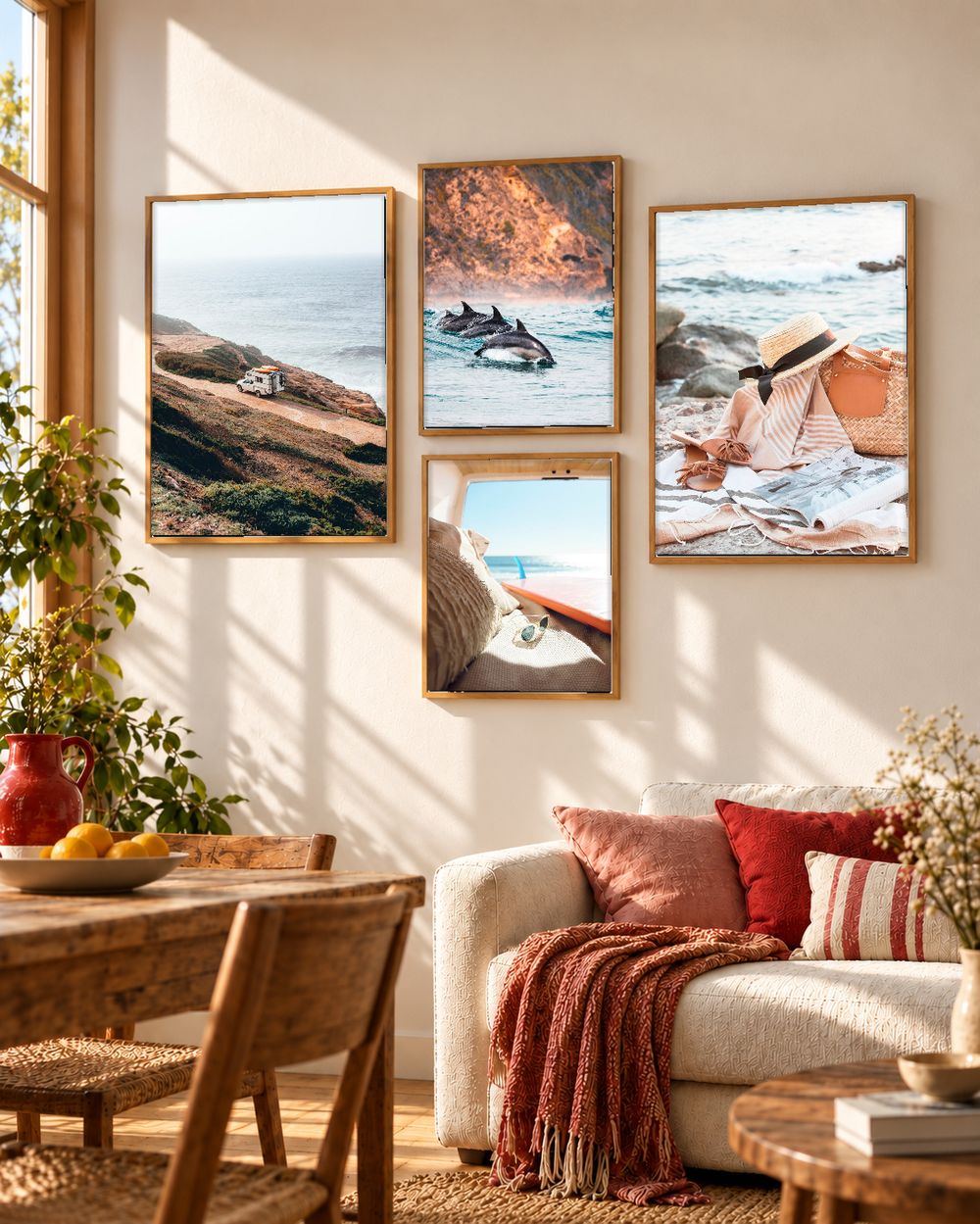 Set de cuadros decorativos que combinan