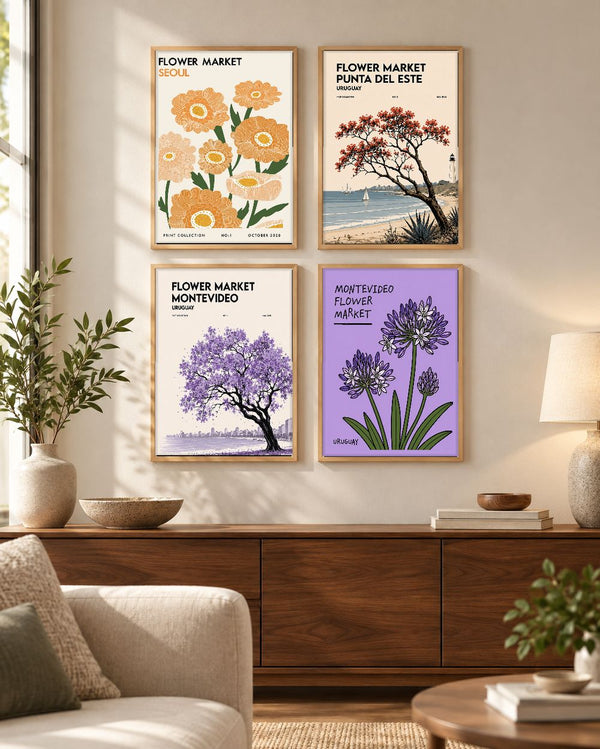 Set de cuadros decorativos que combinan