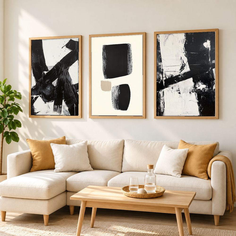 Set de cuadros decorativos que combinan