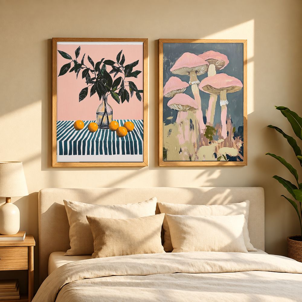 Set de cuadros decorativos que combinan
