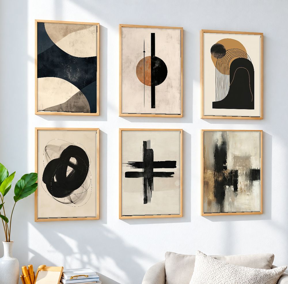 Set de cuadros decorativos que combinan