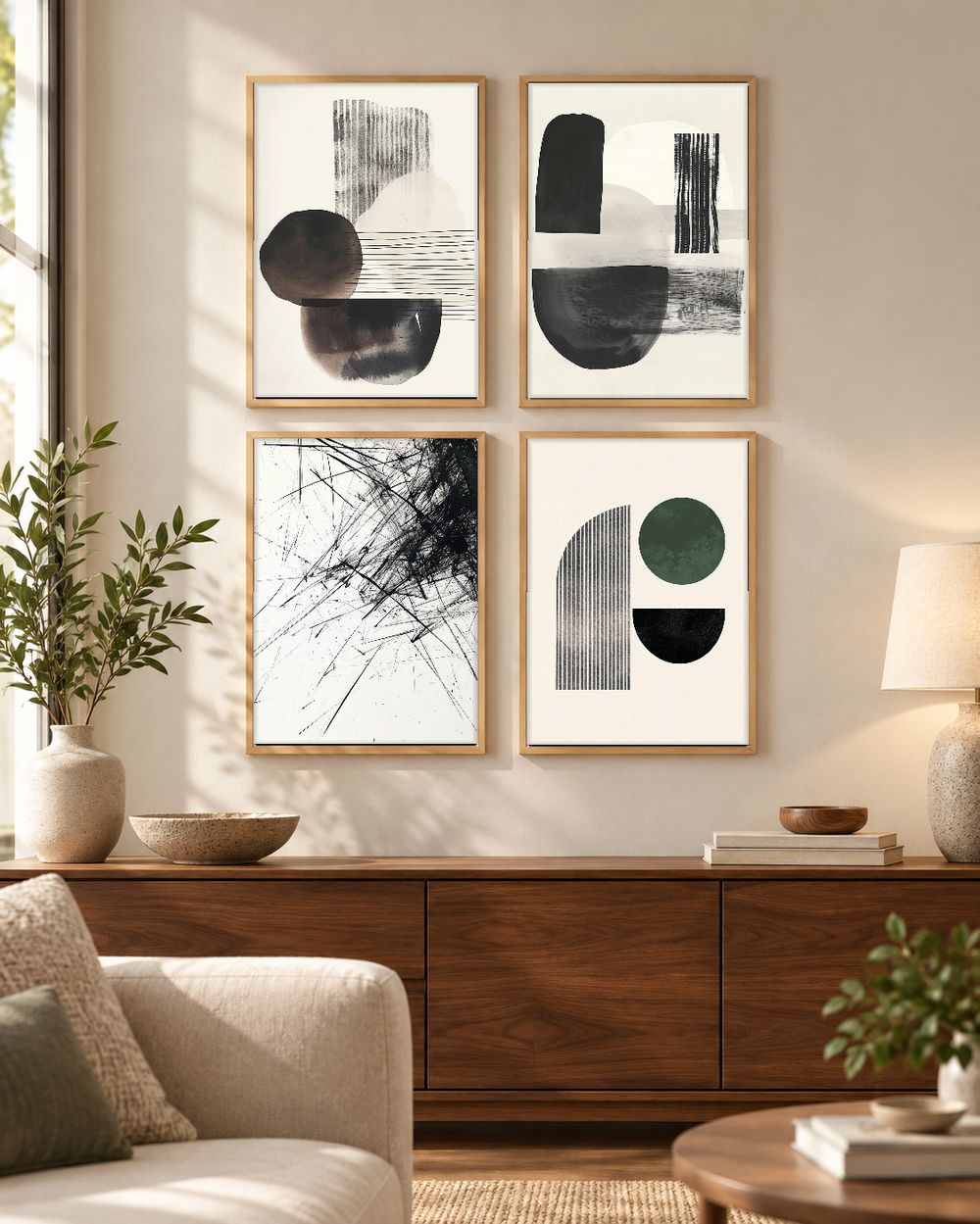 Set de cuadros decorativos que combinan