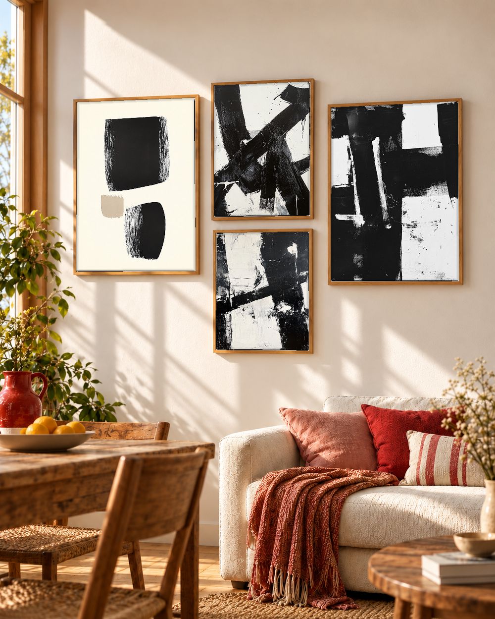 Set de cuadros decorativos que combinan