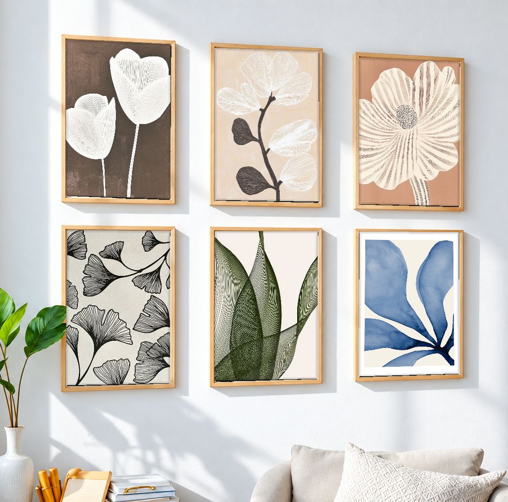 Set de cuadros decorativos que combinan