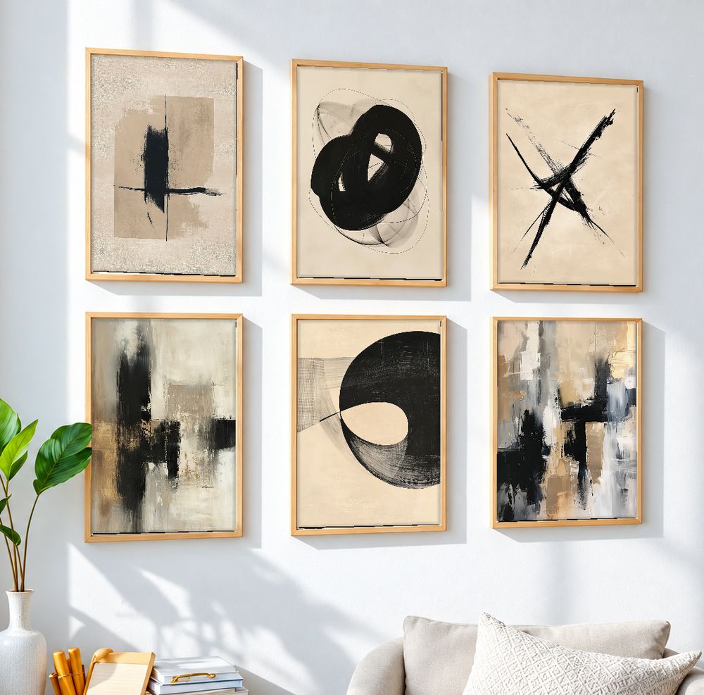 Set de cuadros decorativos que combinan