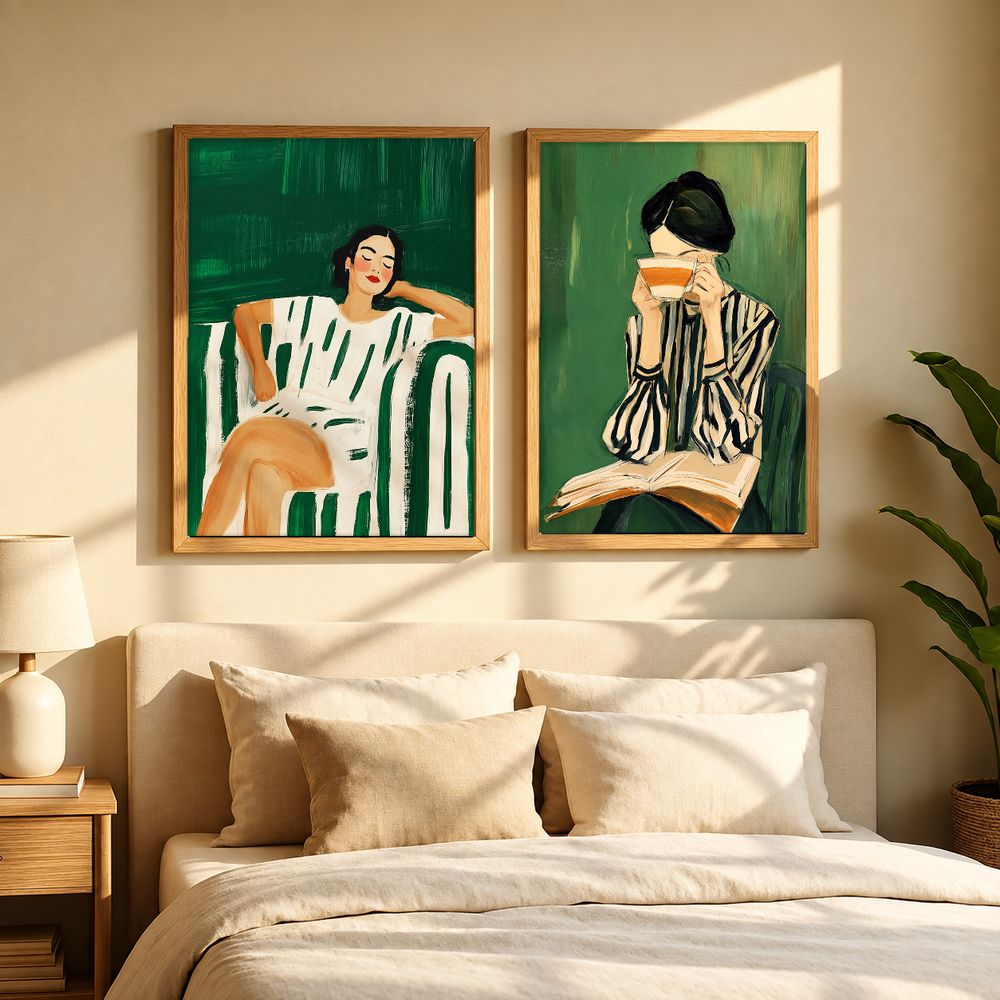 Set de cuadros decorativos que combinan