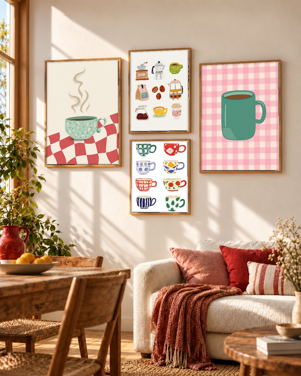 Set de cuadros decorativos que combinan