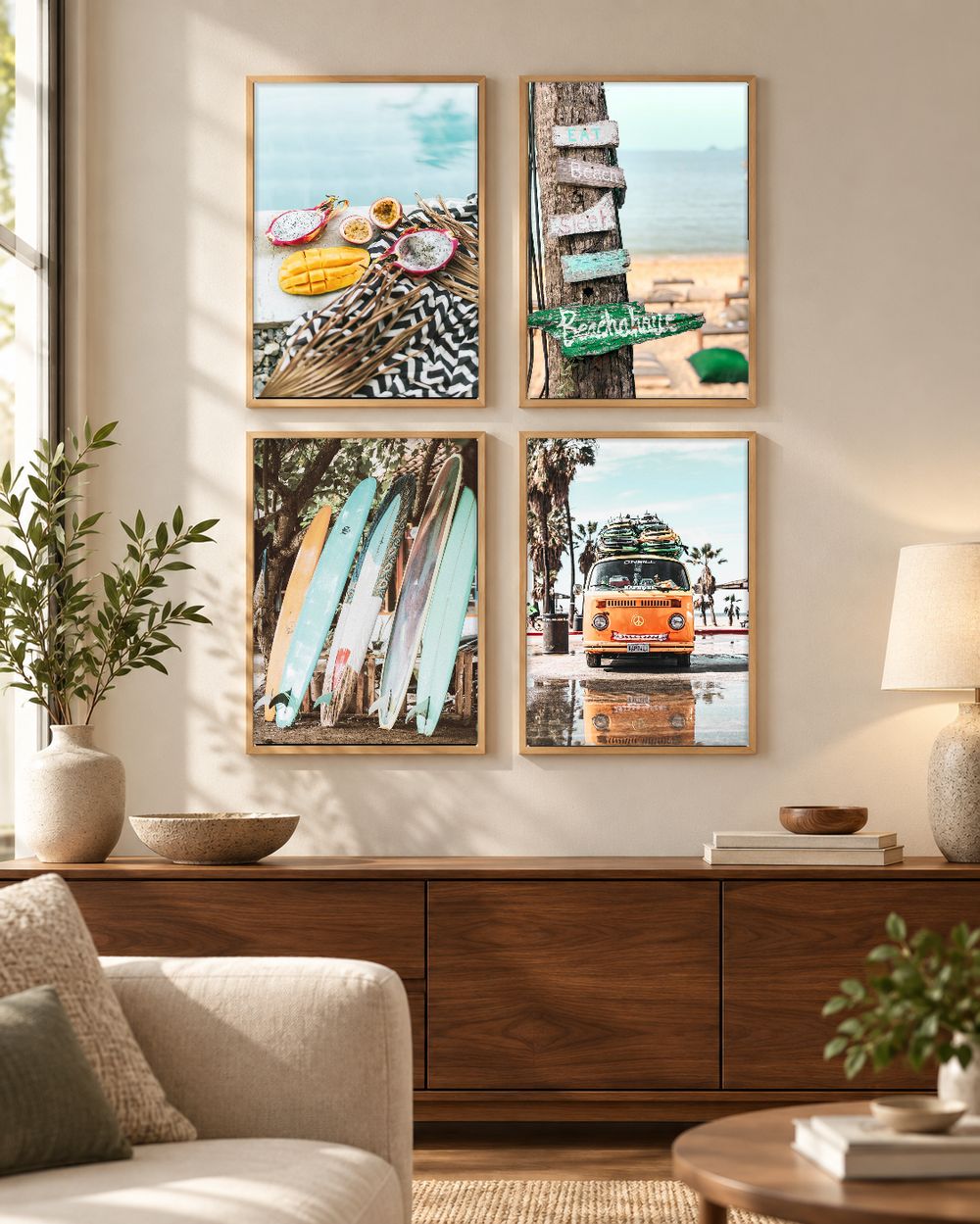 Set de cuadros decorativos que combinan
