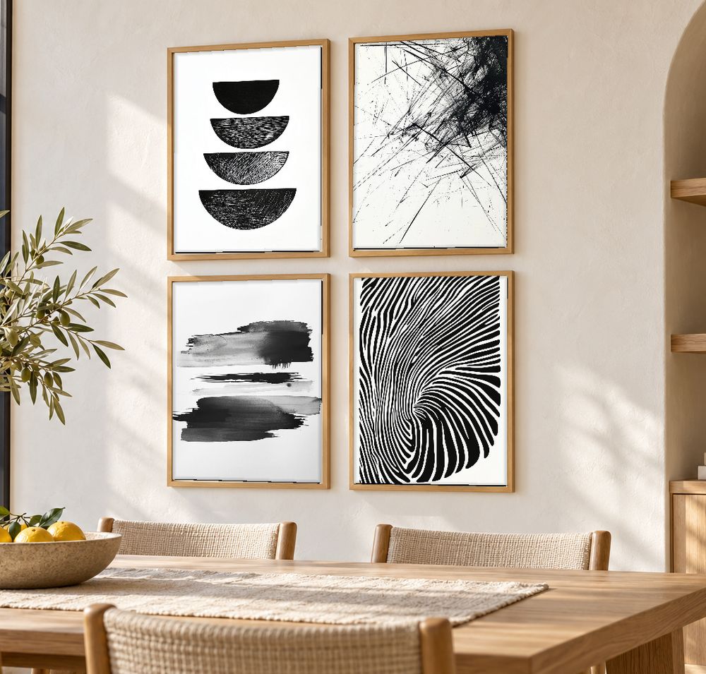 Set de cuadros decorativos que combinan